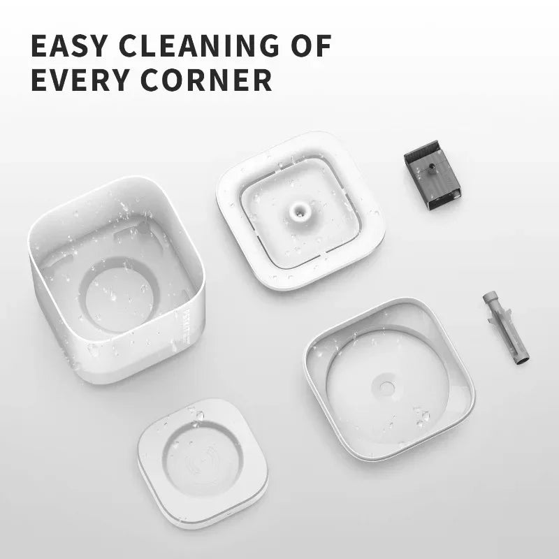 PETKIT EVERSWEET SOLO SE Smart LED Cat Water Fountain for Small Dogs and Cats with Ultra Quiet Operation and Filtered Water Dispenser