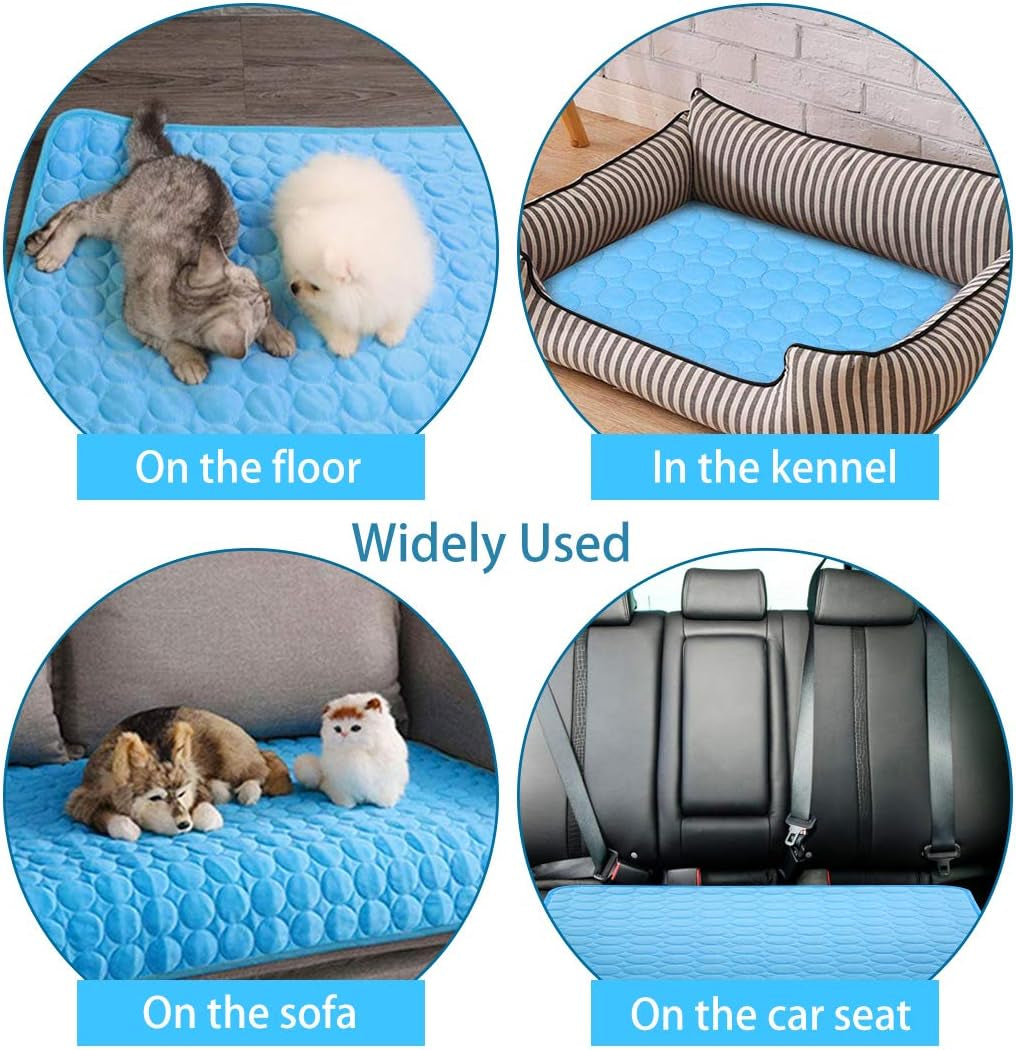 Pet Cooling Pads for Summer Use - Portable Cooling Cushions for Dogs and Cats, Ideal for Home and Outdoor Activities