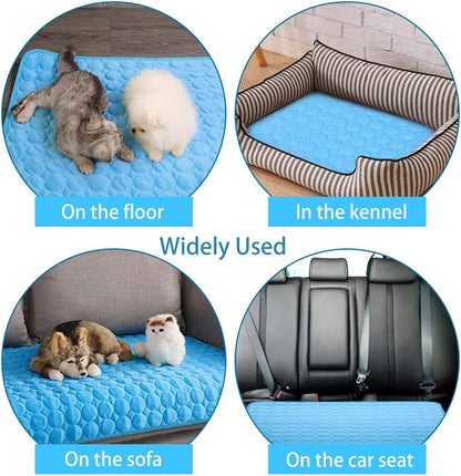 Pet Cooling Pads for Summer Use - Portable Cooling Cushions for Dogs and Cats, Ideal for Home and Outdoor Activities