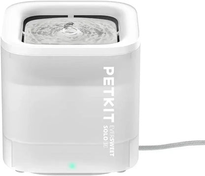 PETKIT EVERSWEET SOLO SE Smart LED Cat Water Fountain for Small Dogs and Cats with Ultra Quiet Operation and Filtered Water Dispenser