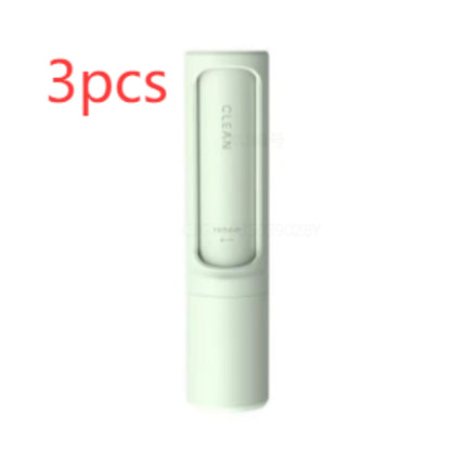 2-1 Pet Hair Remover Brush Lint Roller Portable Effective Self Cleaning Tool for Cat Dog Fur Hair Dust Removal Brush