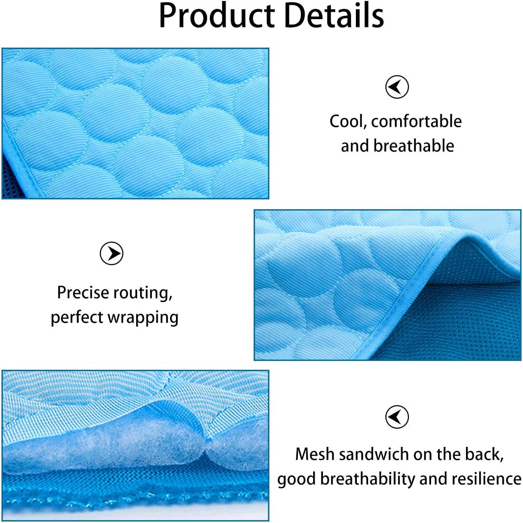 Pet Cooling Pads for Summer Use - Portable Cooling Cushions for Dogs and Cats, Ideal for Home and Outdoor Activities