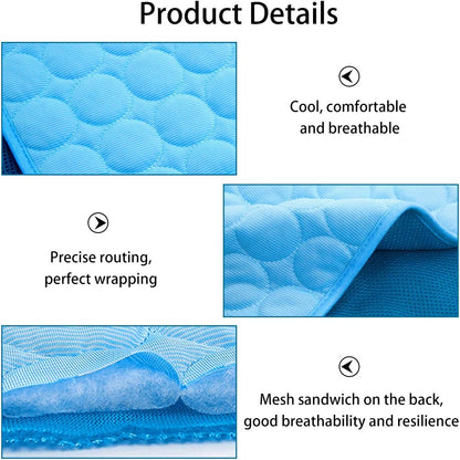 Pet Cooling Pads for Summer Use - Portable Cooling Cushions for Dogs and Cats, Ideal for Home and Outdoor Activities