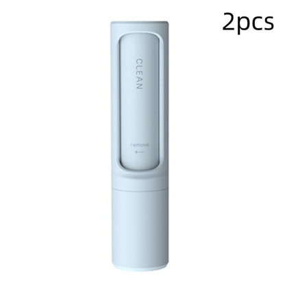 2-1 Pet Hair Remover Brush Lint Roller Portable Effective Self Cleaning Tool for Cat Dog Fur Hair Dust Removal Brush
